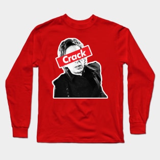 Superhans Crack Design - Peep Show Tribute Design Long Sleeve T-Shirt